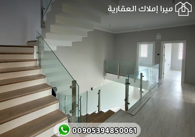 فيلا 3 طوابق للبيع في طرابزون 5 غرف وصالة ضمن مجمع سكني آمن
