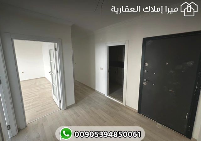 شقة 3 غرف وصالة للبيع في طرابزون منطقة أرسين بسعر رخيص بإطلالة مميزة على البحر والطبيعة