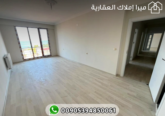 شقة 3 غرف وصالة للبيع في يومرا طرابزون ضمن مجمع سكني آمن ومتكامل الخدمات